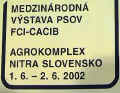 Nitra červen 2002 - Katalog
